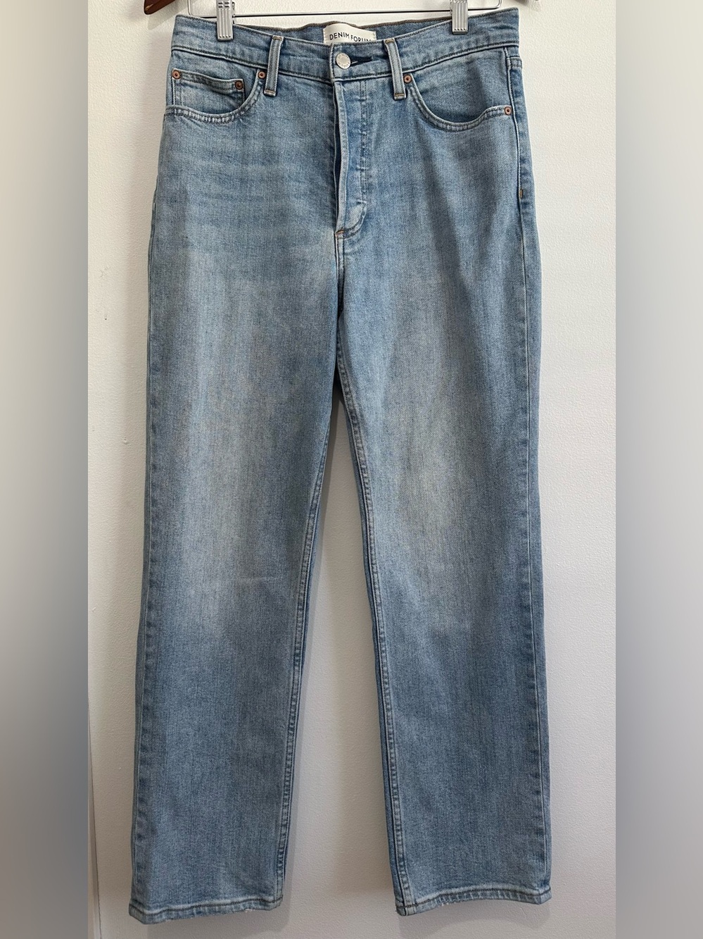 Denim Forum Light - The Arlo High Rise Straight 28L/29